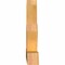 Ekena Millwork Saratoga Rough Sawn Timber Gable Bracket, Western Red Cedar, 48"W x 24"H x 4"D x 4"F, 12/12 Pitch GBW048X24X0404SAR00RWR - alternate 3